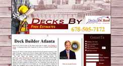 Desktop Screenshot of deckbuilderatlanta.net